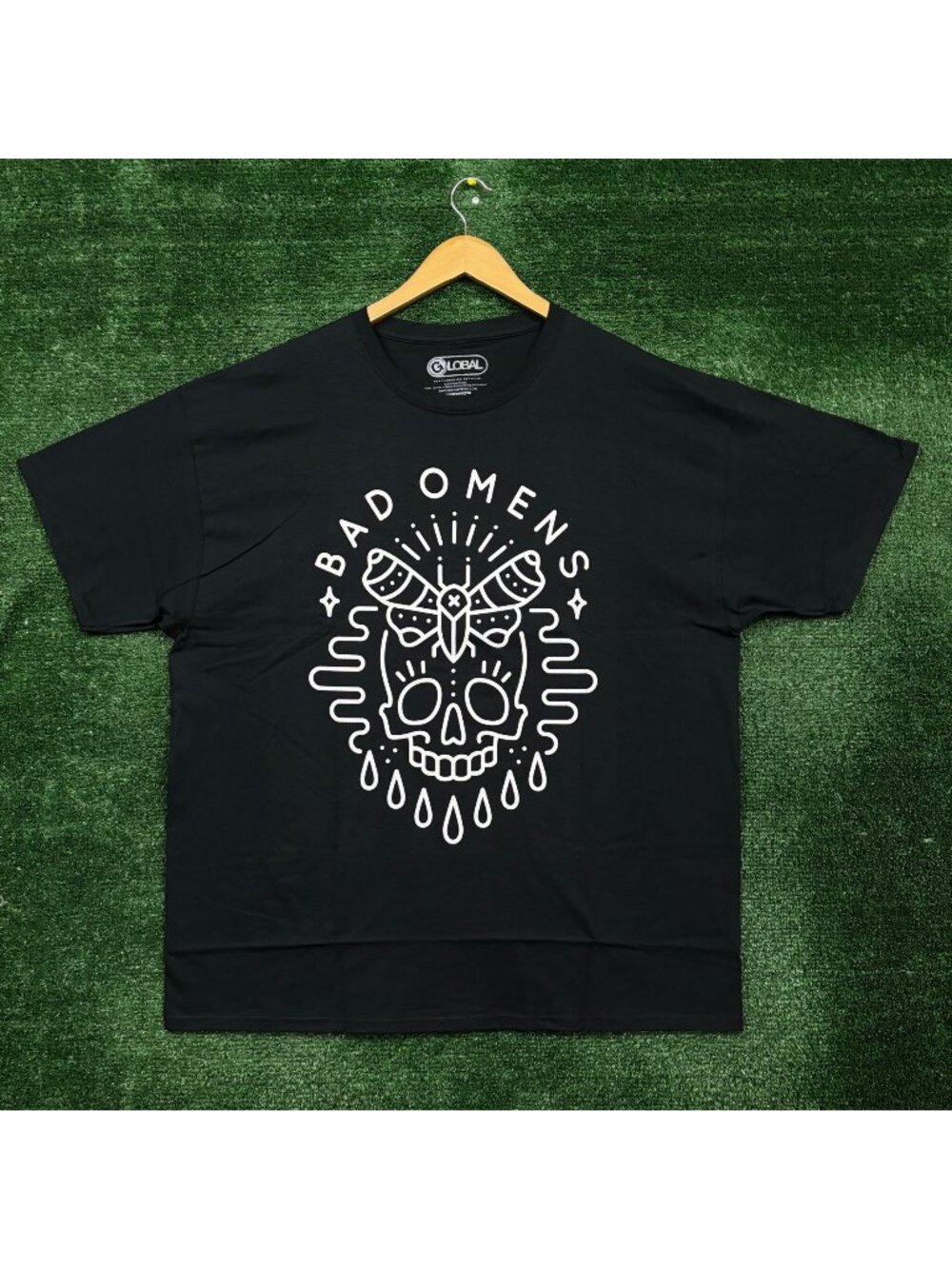 Bad Omens Skull Moth T-Shirt Size 2XL